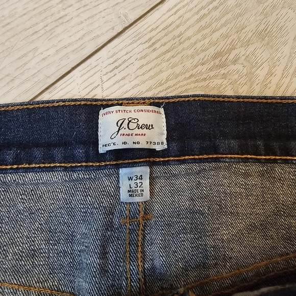 JCrew 770 Staright Leg Indigo Wash 34×32 - Picture 3 of 6